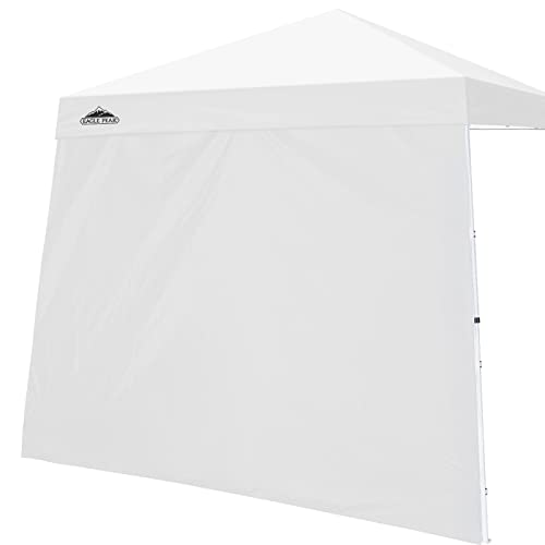 EAGLE PEAK Sunwall/Sidewall for 10x10 Slant Leg Canopy Only, 1 Sidewall, White - color: White