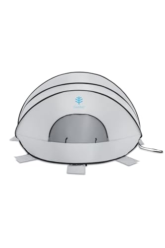 Instant Beach Tent - UPF 50+ Sun Protection - Soltent in Silver
