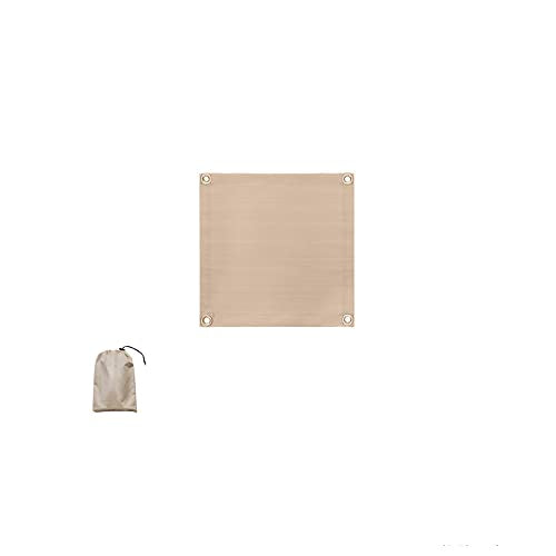 Fire Pit Mat, Fireproof Stove Grill Mats Blanket for Wood Deck Insulation, Camping BBQ Temperature Resistant Rugs Accessories for Outside Indoor Lawn Protection (11''×11'') - size: 11''×11''