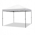 COBIZI Waterproof Stable Winterproof Pavilion with Bag with Wheels,Pop Up Folding Pavilion Party Tent,1 Person Install Sun Protection Garden Pavilion for Beach Wedding Camping - color: White, size: 8×8 （No Walls）