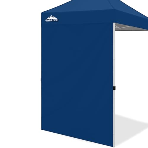 EAGLE PEAK Canopy Sidewall for 5x5 Pop Up Canopy Frame, Single Side Wall Panel Only (Fits 5x5 Straight Leg Frame, Canopy Top or Frame NOT Included), Dark Blue - color: Dark Blue