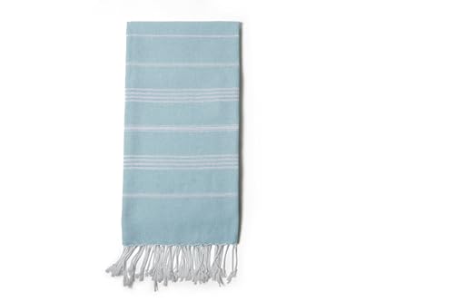 Turkish Beach Towel 100% Organic Cotton Extra Large Oversized (39 x 71 Inches) Quick Dry Sand Free Light Weight Prewashed for Bath Beach Gym Yoga Travel Towel Blanket (Mint Green) - color: Mint Green
