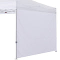 COOSHADE Instant Canopy SunWall 8x8 Canopy SideWall for Pop up Canopy Tent, 1 Pack Sidewall Only, White - color: White, size: 8x8-Standard