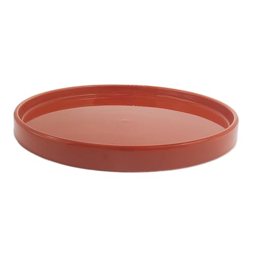 Yukfona Ceramic Plant Saucer Pot Tray 8.5 Inch, Planter Saucers 6 7 8 9 10 11 12 15 Inch, Durable Sturdy Flower Drainage drip Water Tray for Glazed Pots Base (8.5 Inch- Red Terracotta) - color: Terracotta, size: 8.5in 1pack