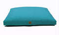 Zabuton Meditation Mat (36"×28"×2") Luxurious Meditation Cushion for Kneeling Sitting Large Floor Pillow Zafu/Bench-Washable Cotton Cover 100% Organic Cotton Filling (Cyan Blue) - color: Cyan Bue