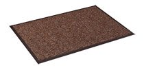 Notrax Heritage Rib™ Commercial Indoor Door Mat Office Rugs – 3' x 5' Brown Front Door Mat with Double Rib 22oz Yarn, Non-Slip Vinyl Backing – Durable Entryway Rug Made in The USA – 117S0035BR - color: Brown, size: 60"L x 36"W x 0.4"Th