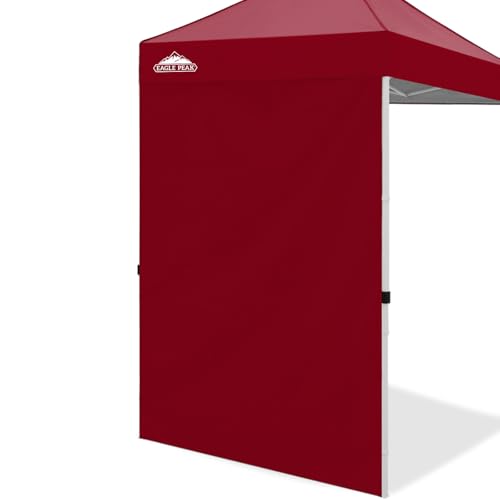EAGLE PEAK Canopy Sidewall for 5x5 Pop Up Canopy Frame, Single Side Wall Panel Only (Fits 5x5 Straight Leg Frame, Canopy Top or Frame NOT Included), Burgundy - color: Burgundy