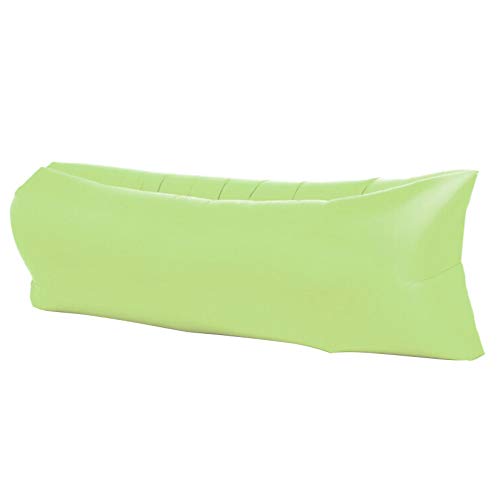NB Inflatable Lounger Air Sofa Water Proof & Anti-Air Leaking Design Portable Couch for Backyard Lakeside Beach Traveling Hiking Travel Beach Park, No Pump Required (Green)