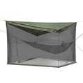 Hammock Screen House with 2 Openings, Lightweight Camping Tarp Tent Mosquito Net for Camping, Picnics, Backyard and Backpacking - color: Screen House-army