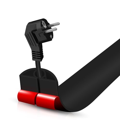 Floor Cord Cover Self Adhesive Cord Hider,3.3FT Cable Management, Extension Strip Protector for Wires, Prevent Cable Trips for Offices, Gyms, Exhibitions Cavity:0.3"(W) x 0.28"(H) Black - color: Black, size: 0.78" x 3.3'