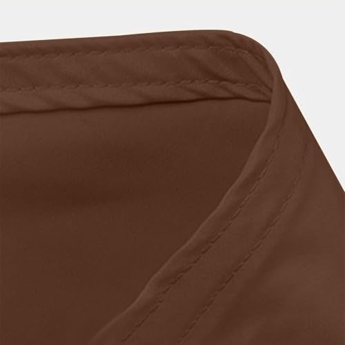 Garden Privacy & Protective Screens, 100% Solid Non-See-Through Garden Privacy Fence Screen 4ft, 4'x25' Brown Full Privacy Protect for Balcony, Backyard,Porch,Railing and Pool - color: Brown, size: 4×25ft