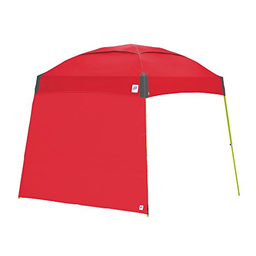 E-Z UP Single Sidewall with Screened Window, Fits 10' Angled Leg, Truss Clip Attachment, Punch - color: Punch, size: 10'