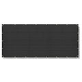 Alion Home Elegant Privacy Screen for Backyard Deck, Patio, Balcony, Fence, Pool, Porch, Railing - (2FT Height) Black (2' x 4') - size: 2x4 Feet
