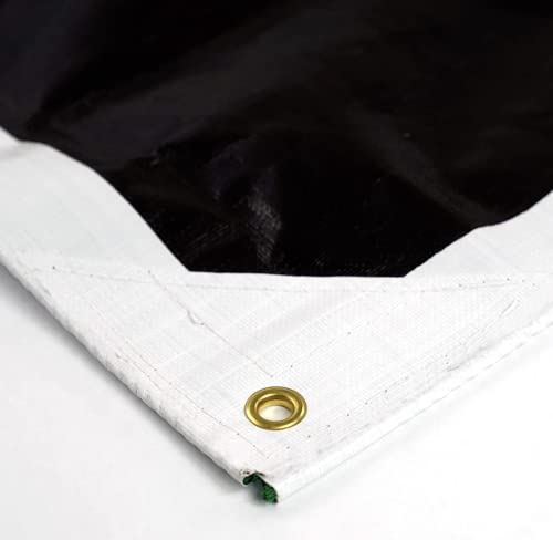 Watershed Innovations HydraTarp 20 Ft. X 20 Ft. Super Heavy Duty Waterproof Tarp - 16mil Thick - White/Brown Reversible Tarp - size: 20ft x 20ft
