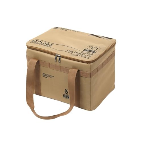 Picnic Organizer Bag - Large Capacity Waterproof Storage Bag, Foldable Organizer Carrier for Beach, Hiking & Outdoor Blanket/Utensils
