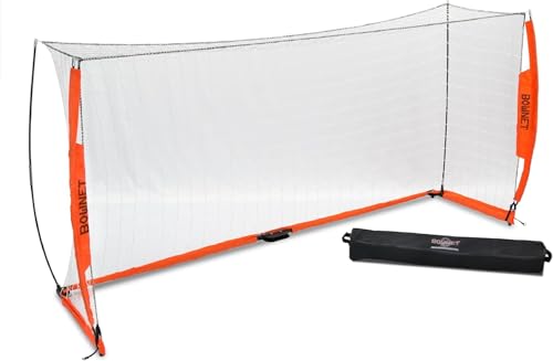 Bownet Portable Folding Soccer Goal – Pop Up Backyard & Training Soccer Net for Indoor or Outdoor – Easy Setup with Carry Bag - size: 5 x 10 Feet