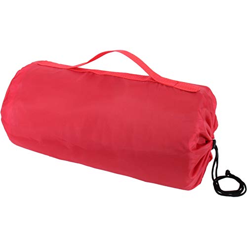 Threadart Personalized Outdoor Rainproof & Windproof Thick Stadium Blanket | for Camping, Picnic, Sports, Festivals, Football, Baseball, Concerts, Parks, Beach 55" x 79" - color: Black/Red