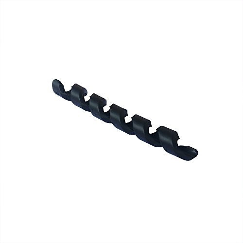 10 Pcs Each 5 Colors Wrap Spiral Bicycle Cable Sleeve Rubber Housing Protector Frame Guard for MTB Bike Shift Brake Line Pipe Anti-Friction Black Red White Green Transparent - color: Black