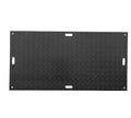 Mytee Products Ground Protection Mats - Black 4′ x 8′, Heavy Equipments Mats, Temporary Roadway Matting, Diamond Plate Tread and Smooth Surface - color: Black (Smooth), size: 1 - Pack