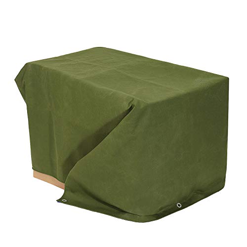 Boshen 16oz Canvas Tarps Heavy Duty Finished Size 16 x 20FT Outdoor Multipurpose Tarps UV/Tear/Wear Resistant Tarpaulin Green Tarp Cover for Car Boat Camping Firewood, w/Grommets - size: Finished Size: 16x20FT