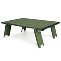 Small Folding Camping Table, Ultralight Portable Mini Beach Table with Carry Bag, Compact Low Side Picnic Tables Aluminum for Beach Camping, Green - color: Green