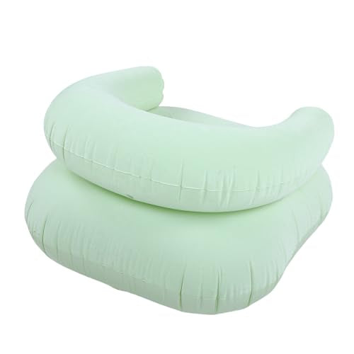 Yoidesu Inflatable Couch with Pump, Easy Setup, Ultralight, Blow up Lounger Chair, Suitable for Hiking, Camping, Beach, Festivals, Lightweight Air Sofa for Relaxing Anywhere (Green) - color: Green