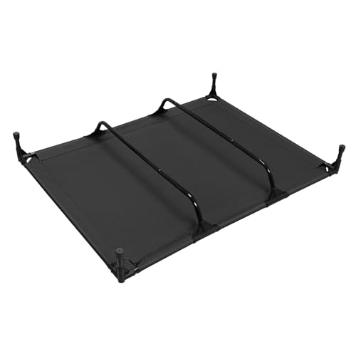 Love&go Elevated Dog Bed with Metal Frame, Cooling Raised Pet Cot for Dog and Cat (XL - Black, XLarge- 44x34x5.5 inch) - color: XL - Black, size: XLarge- 44x34x5.5 inch