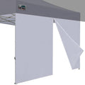 Eurmax USA 10FT Instant Canopy SunWall with Middle Zipper, Removeable Sidewall for Pop Up Canopy Tent,1 Pack Wall Only (Grey) - color: Gray, size: 10x6.7ft