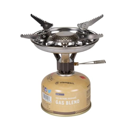 Stansport Single Burner Outdoor Portable Camping Stove - style: 10,000 Btu