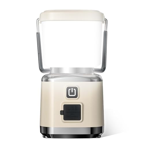 Allspark LED Camping Lantern Rechargeable,1000LM 4 Light Modes Magnetic Camping Lights,Bright Portable Home Lantern, IPX4 Waterproof Tent Lights for Hiking,Power Outages,Emergency,Hurricane(White)