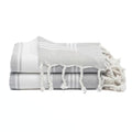 Cotton Turkish Beach Towel with Towels Oversized 36"x72" Pool Absorbent Extra Large Quick Dry Sand Travel Towel (Light Grey, 2 Pack) - color: Light Grey, size: 2 Pack