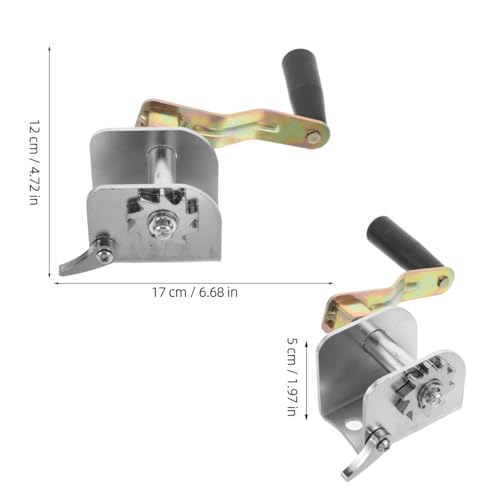 Alasum Hand Crank Wire Tightener for Outdoor Volleyball and Badminton Nets Portable Net Tensioning Device Manual Crank Tensioner Easy Installation 6.69X4.72X1.96 Inches