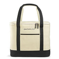 Rachael Ray Soft Reusable Insulated Canvas Grocery Tote Bag, Ivory - color: Ivory