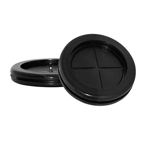 Flyshop Black 47mm 1-27/32" Hole Plug, 36mm 1-27/64" ID, Drill Hole Grommets Synthetic Rubber Grommets Wire Protection, Round, Double-Sided, 4-Pack (Size 36mm x 47mm) - size: 1-7/8" (47mm) Drill Hole