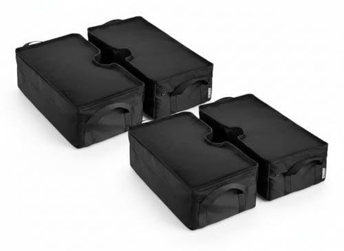 Rhino BaseMate 18" 2-Pack Umbrella Base Weight – Fits Offset, Cantilever & Outdoor Patio Umbrellas – Detachable Design – Black – Easy Setup - size: Detachable - Black (2-Pack)