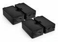 Rhino BaseMate 18" 2-Pack Umbrella Base Weight – Fits Offset, Cantilever & Outdoor Patio Umbrellas – Detachable Design – Black – Easy Setup - size: Detachable - Black (2-Pack)
