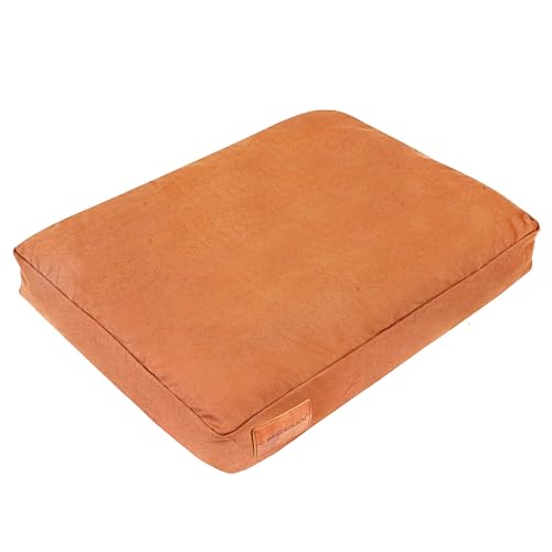WHITEDUCK Dog Bed Cover (Brown) 28" Lx20 Wx4.3 th (S) - color: Brown - Only Cover, size: Small