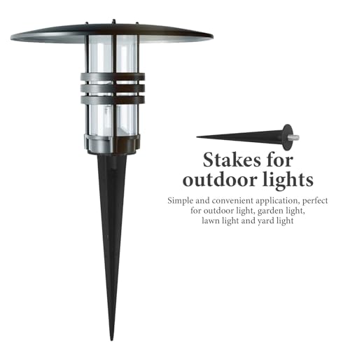 ARTIBETTER 6 Pack 6 Inch Aluminum Ground Stakes, Heavy Duty Rust-Proof Landscape Spikes for Solar Pathway Lights, Tent Pegs for Camping, Beach, Lawn Outdoor Decor Anchor Stakes