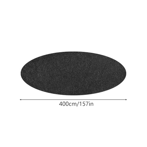 Pool Mat - Ground Pad | Liner Protector | Waterproof Flooring Pad | Outdoor Pool Base for Gravel Concrete Lawn Backyard Deck Camping Summer Use Durable Protective Layer Mat - size: Diameter 4 meters