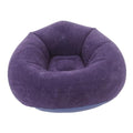 Cabilock Inflatable Bean Bag Chair with Flocked Material Portable Lazy Sofa for Indoor and Outdoor Use for Living Room Bedroom Camping and Relaxation Includes Pump and Storage Convenience