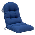 QILLOWAY Outdoor High Back Chair Cushion for Adirondack, All Weather Rocking Chair Cushions Thick Padded Replacement for Patio Furniture,Royal Blue - color: Royal Blue