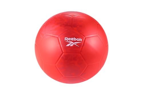 Reebok - Foldable Soccer Net Set with 3 Size Soccer Ball, Ball Pump and 4 Ground Stakes, Junior Soccer Goal Set for Kids Outdoor Backyard Training and Play