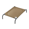 Coolaroo Original Elevated Dog Bed - Breathable Off-The-Ground Pet Bed with Cooling Fabric, Joint Relief & Moisture-Resistant Fabric, 100% Recyclable, Easy Clean, Nutmeg, Medium - color: Nutmeg, style: Medium Dog Bed