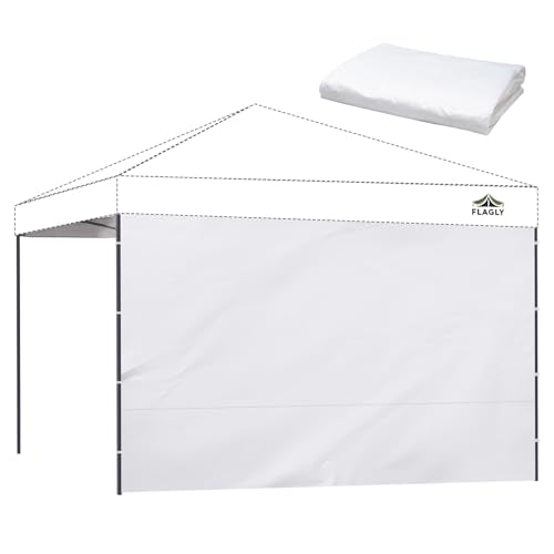 10x10 Pop Up Canopy Sidewall - 1 PC 300D Waterproof Attachable Tent Wall, Privacy Shade for Outdoor Events, Vendor Booths (Tent Not Included, Basic Style) - style: Basic Style