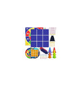 Carnival Games Set, Giant Tic Tac Toe Games, 4.5ft x 4.5ft Double-Sided, 26" Dart Board with Sticky Balls, Soft Plastic Cones Ring Toss Game Set for Kids Adults Family Outdoor Lawn Yard Birthday Party - size: D+GTD-T