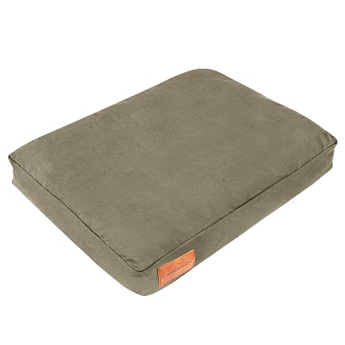 WHITEDUCK Dog Bed Cover (Olive) 41" Lx33 Wx4.3 th (XL) - color: Olive - Only Cover, size: X-Large