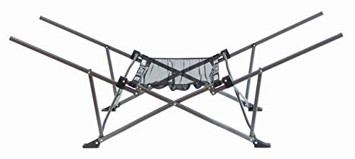 Mac Sports H900S-100 Topnotch Heavy Duty Multi-Use Outdoor Camping Portable Folding Hammock (Blue/Gray) - color: Blue/Gray, style: No Canopy