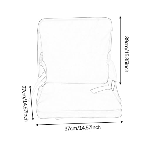 Yiju Stadium Seat Cushion Bleacher Cushion Oxford Cloth Folding with Back Support Padded Seat for Backyard Outdoor Beach Camping