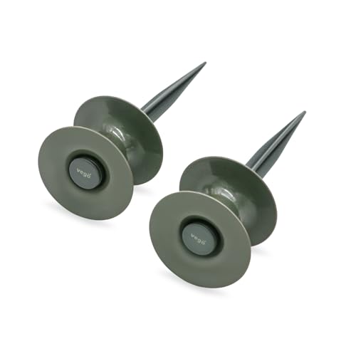 Vego Hose Guide Spike (Pack of 2) - 9.6 Inch Spinning Guides to Protect Your Garden, Easy Installation for Tidy and Safe Management