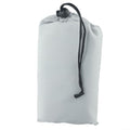 210T Polyester Camping Tarps, Waterproof Rain Fly Sun Shade Shelters With 6 Tie Points For Hiking Backpacking Beach Picnic(for FRENCH grey 140x200CM) - color: French Grey 140x200cm
